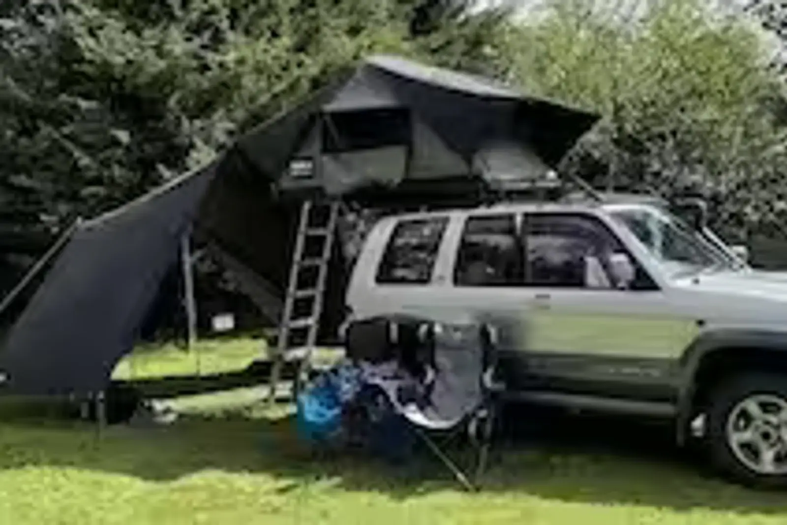 Single pitch hire with TentBox set up on Pitch 3 at Dove Cote Lodge Camping in Selby, North Yorkshire.