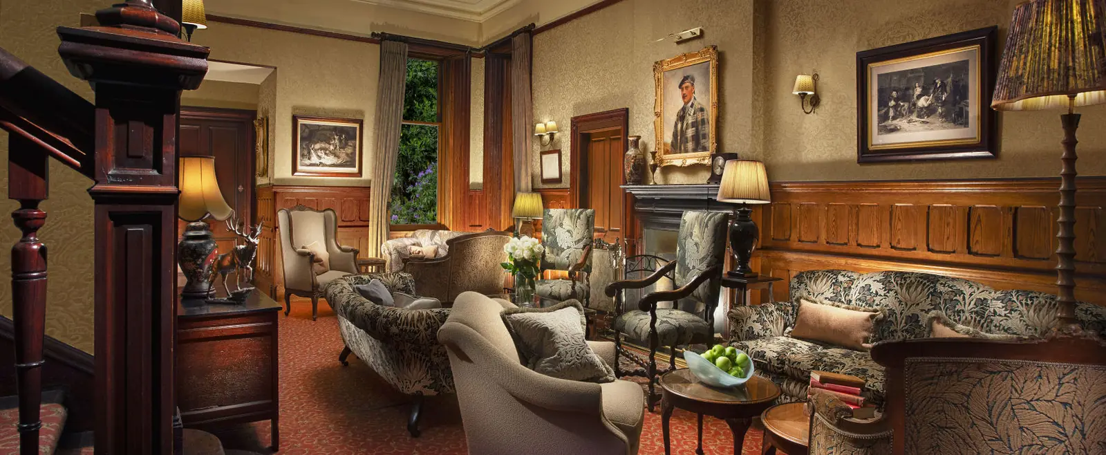 Photo from Glenfinnan House Hotel's website