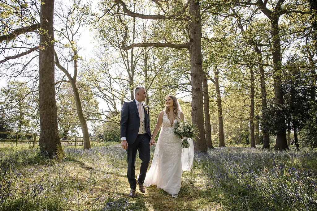 Kelham House wedding page feature photograph