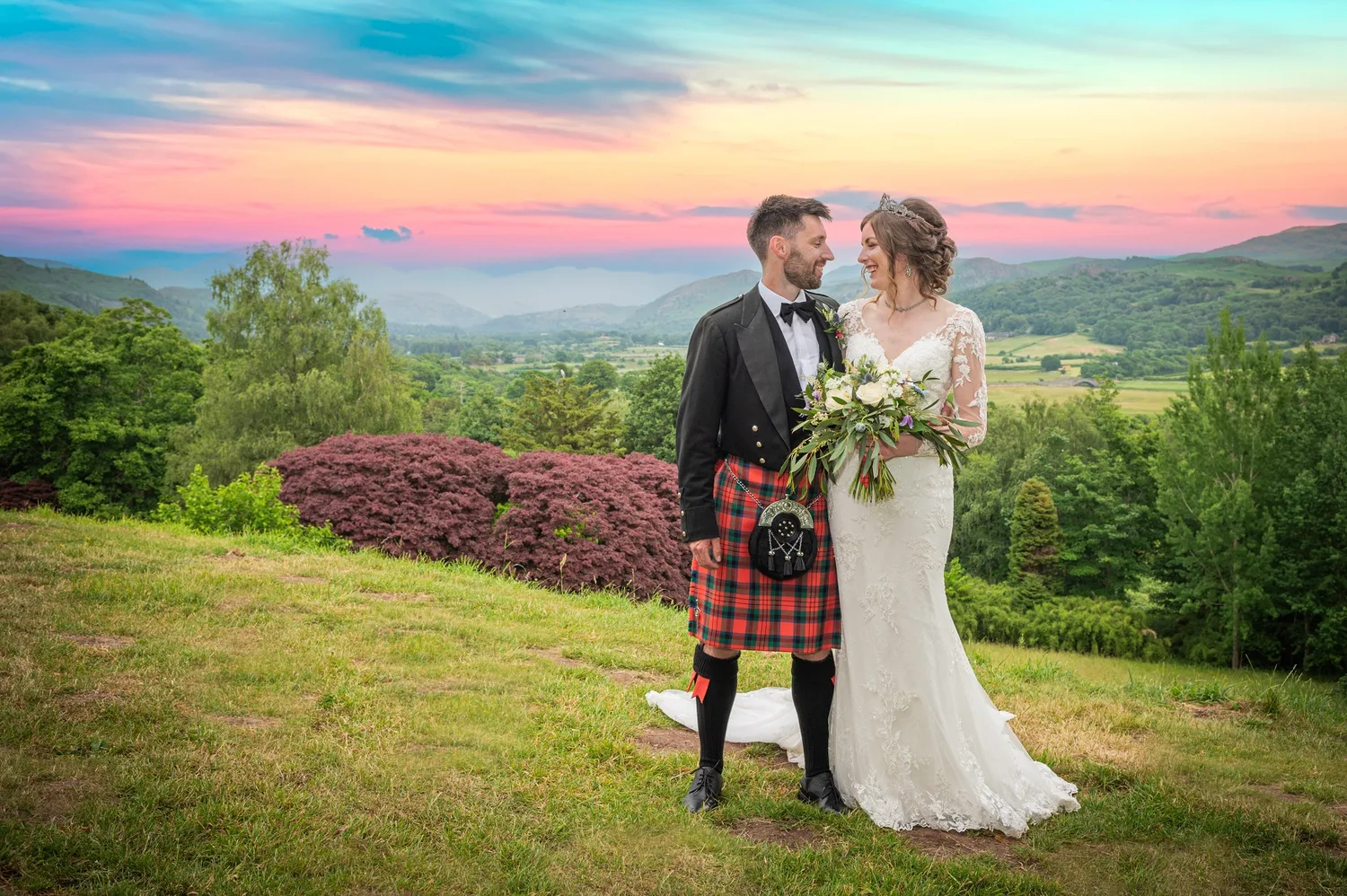 Muncaster Castle wedding venue header