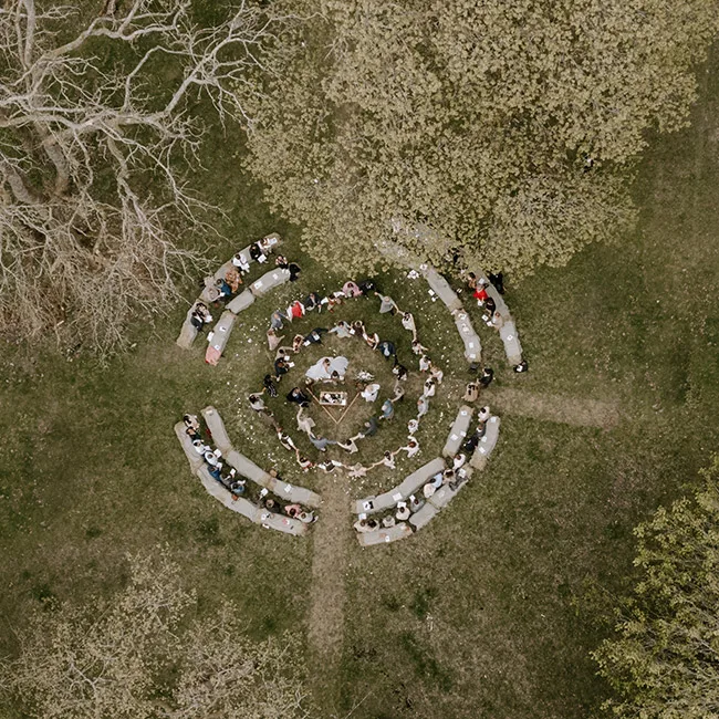 Town Head Estate Tree Circle ceremony area